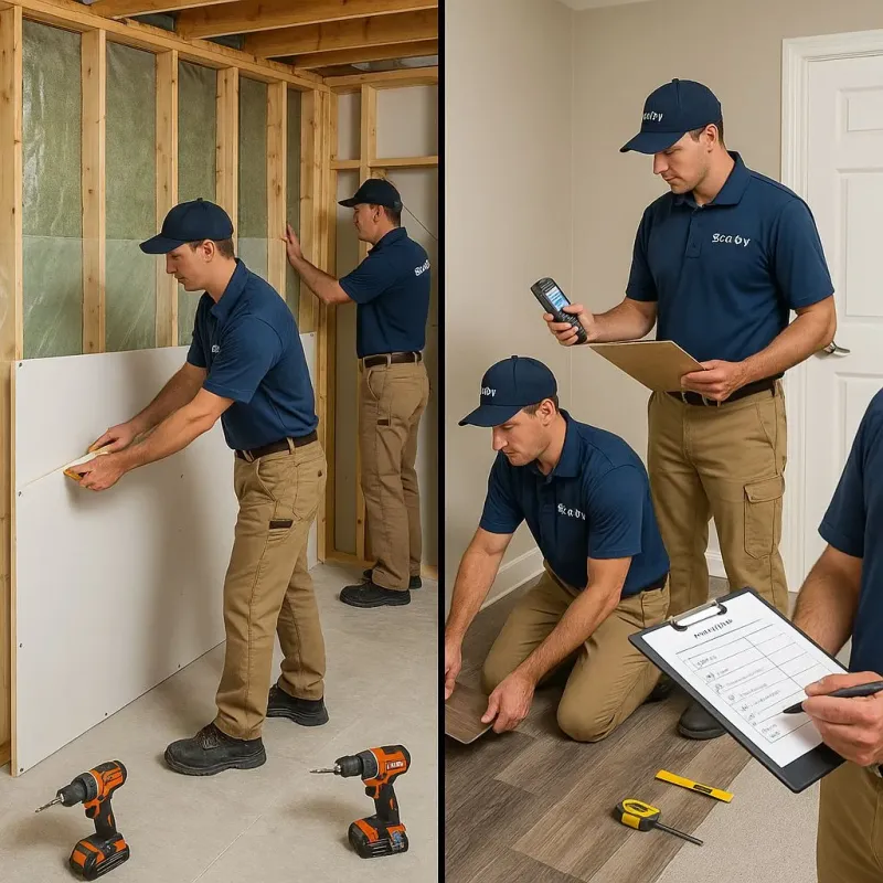 Repairs and Reconstruction process in Pittsburg, CA